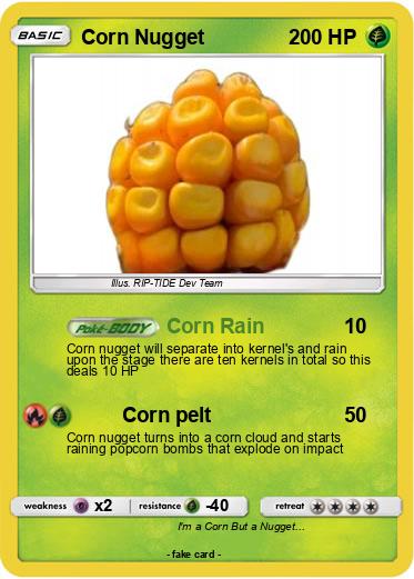 Pokemon Corn Nugget