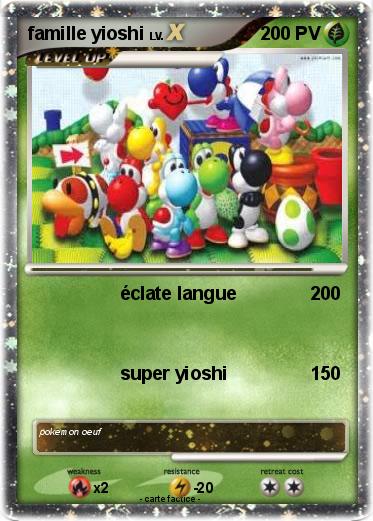 Pokemon famille yioshi