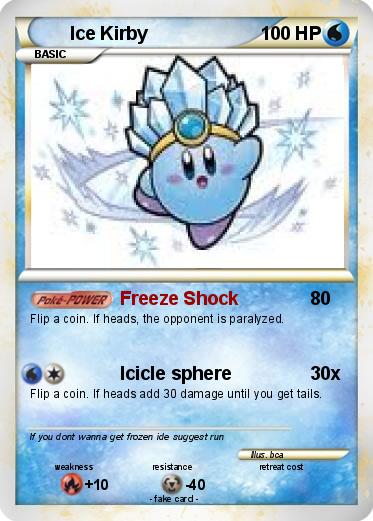 Pokemon Ice Kirby