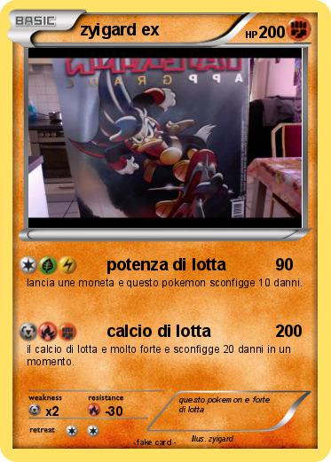 Pokemon zyigard ex