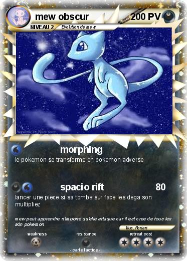 Pokemon mew obscur