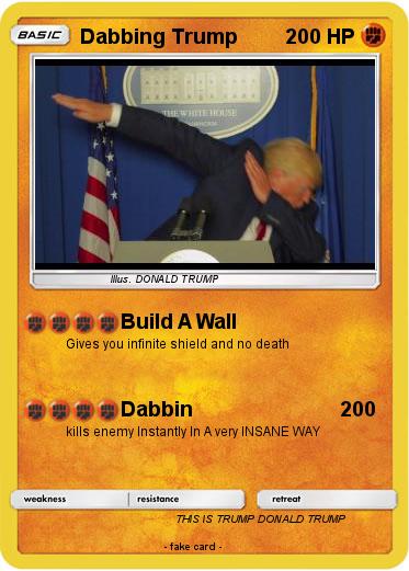 Pokemon Dabbing Trump