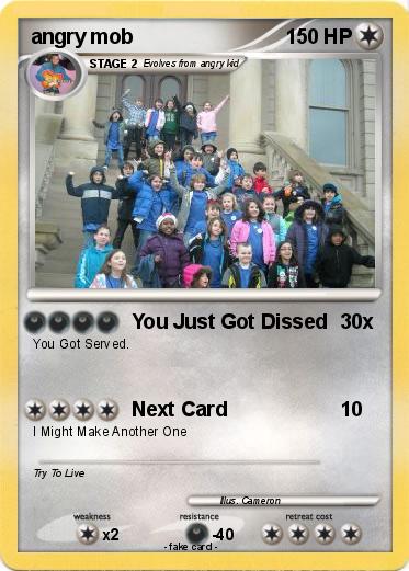 Pokemon angry mob
