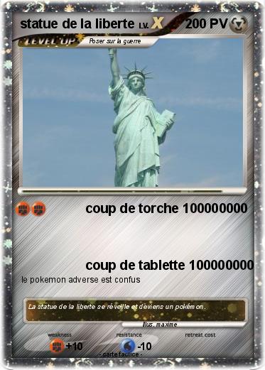 Pokemon statue de la liberte