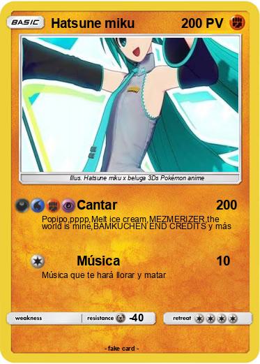 Pokemon Hatsune miku