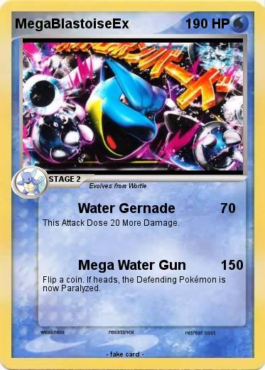 Pokemon MegaBlastoiseEx