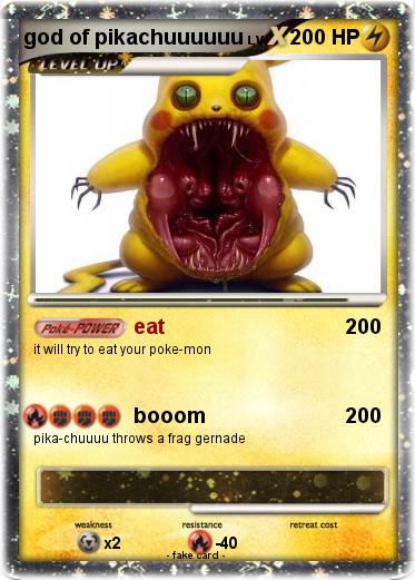 Pokemon god of pikachuuuuuu