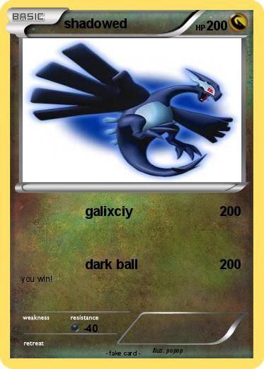 Pokemon shadowed