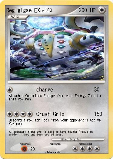 Pokemon Regigigae EX