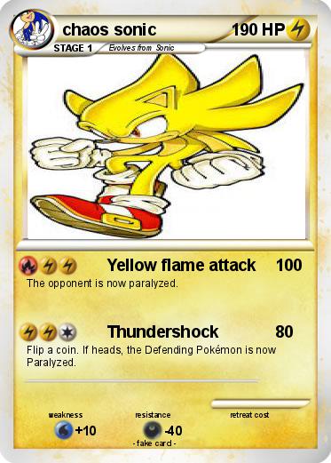 Pokemon chaos sonic