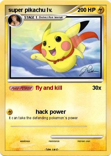 Pokemon super pikachu lv.