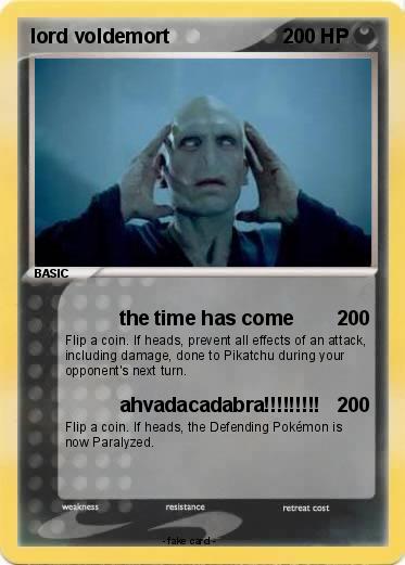 Pokemon lord voldemort