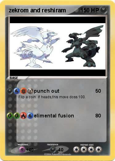 Pokemon zekrom and reshiram