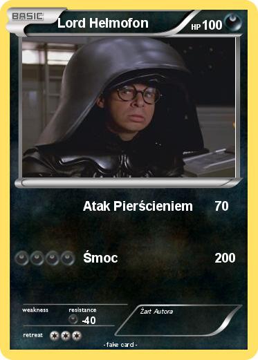 Pokemon Lord Hełmofon