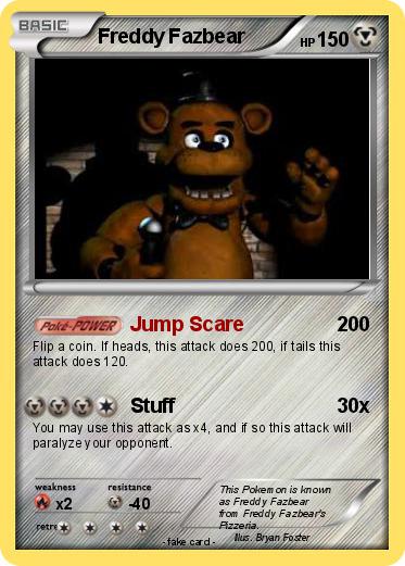 Pokemon Freddy Fazbear