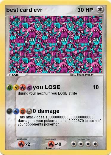 Pokemon best card evr