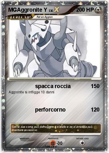 Pokemon MGAggronite Y