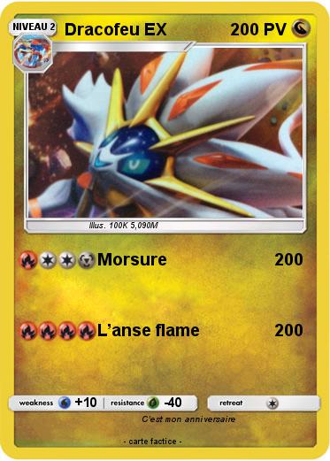 Pokemon Dracofeu EX