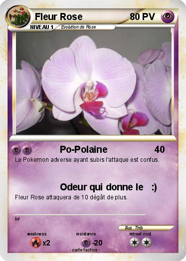 Pokemon Fleur Rose