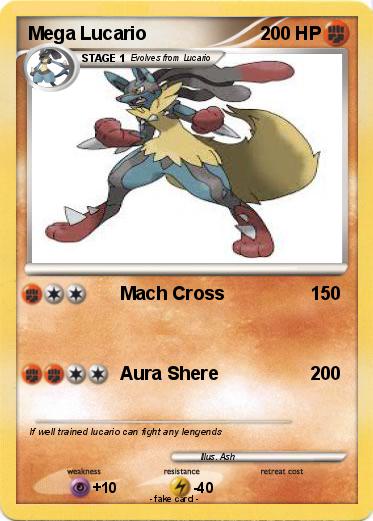 Pokemon Mega Lucario