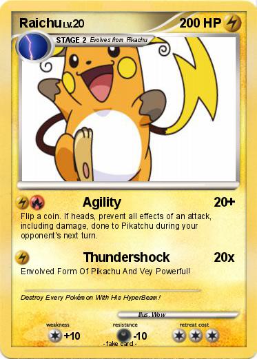 Pokemon Raichu