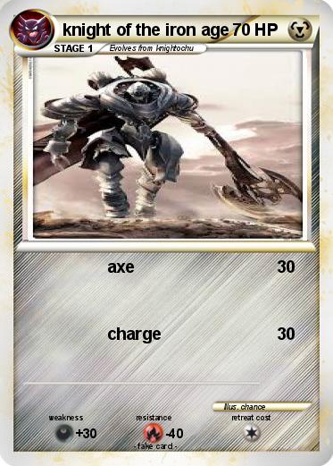 Pokemon knight of the iron age