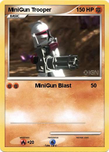 Pokemon MiniGun Trooper