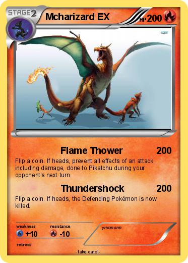 Pokemon Mcharizard EX