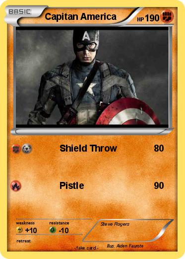 Pokemon Capitan America