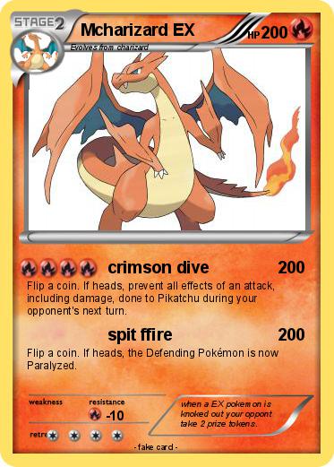 Pokemon Mcharizard EX