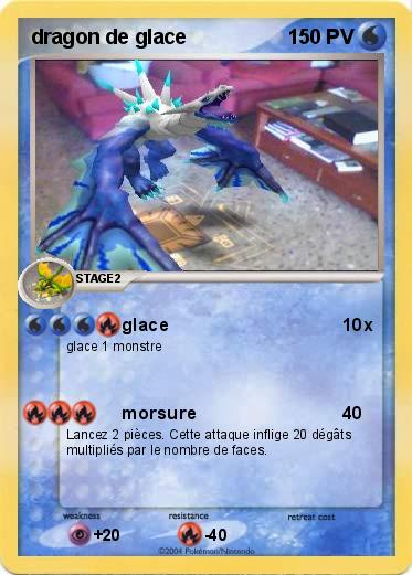 Pokemon dragon de glace