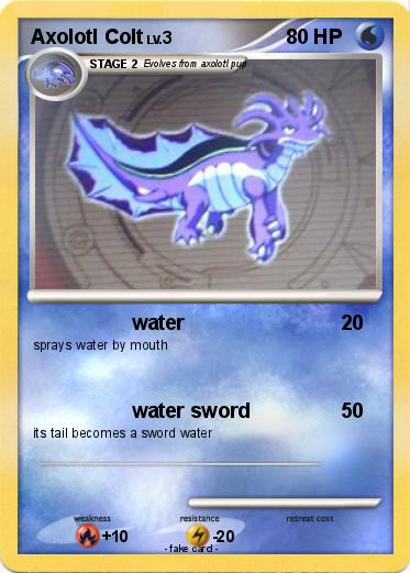 Pokemon Axolotl Colt