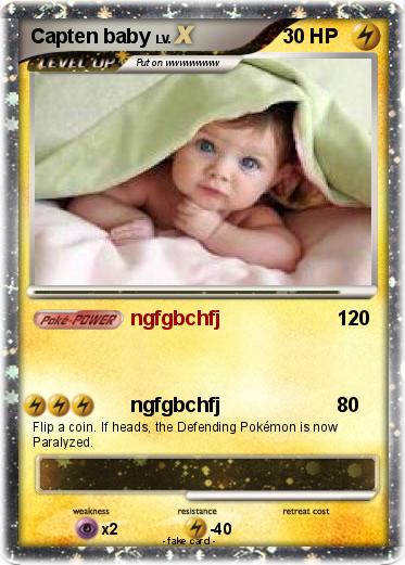 Pokemon Capten baby