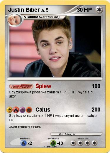 Pokemon Justin Biber