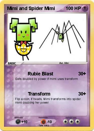 Pokemon Mimi and Spider Mimi