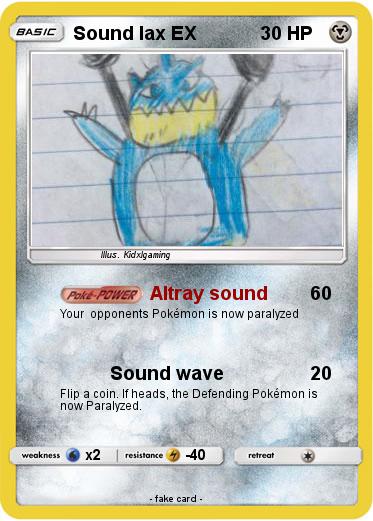 Pokemon Sound lax EX