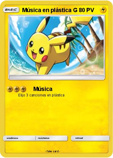 Pokemon Música en plástica G