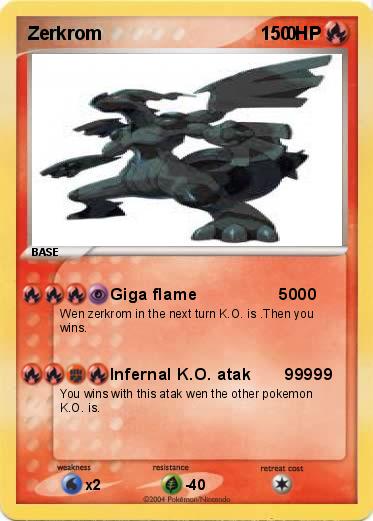 Pokemon Zerkrom                                    0