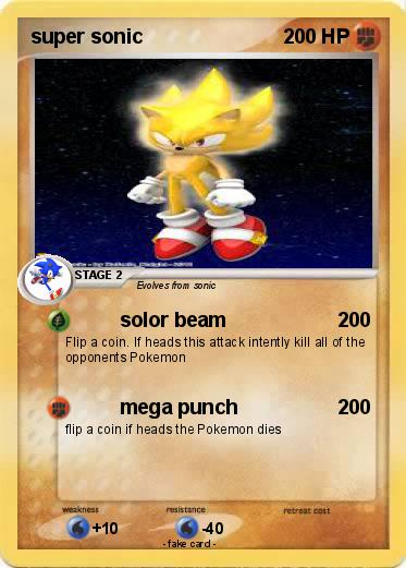 Pokemon super sonic