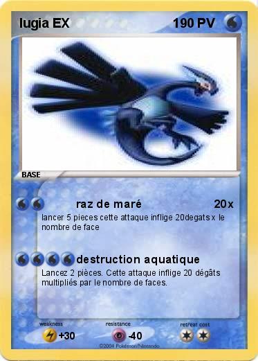 Pokemon lugia EX                             1