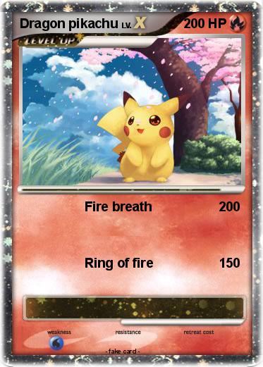 Pokemon Dragon pikachu