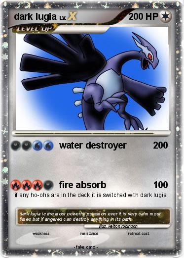 Pokemon dark lugia