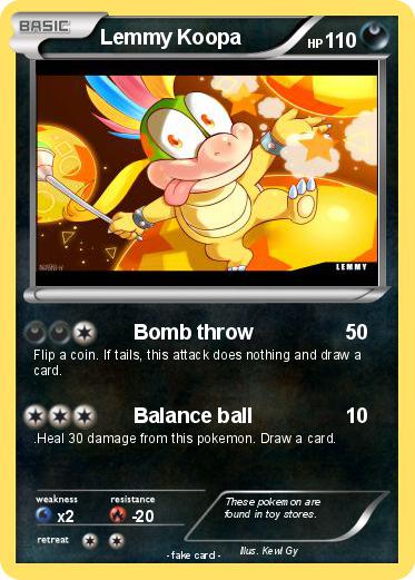 Pokemon Lemmy Koopa