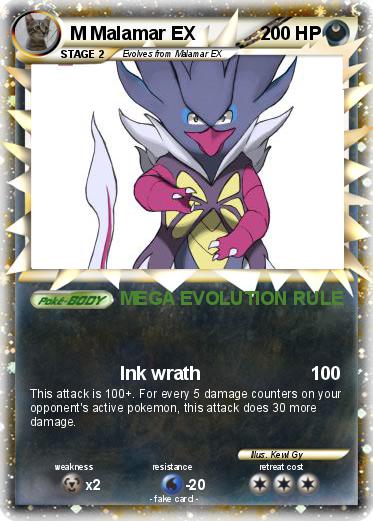 Pokemon M Malamar EX