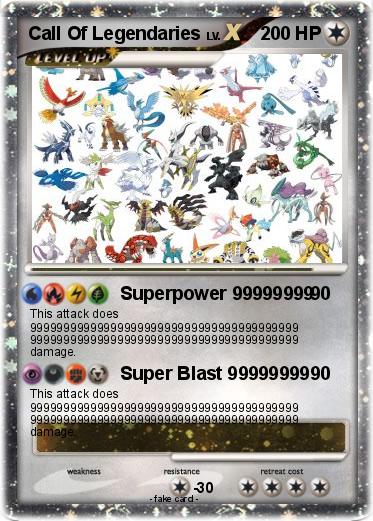 Pokemon Call Of Legendaries