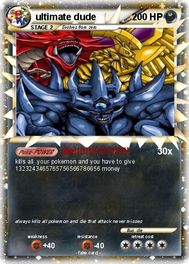 Pokemon ultimate dude