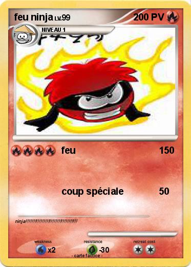 Pokemon feu ninja