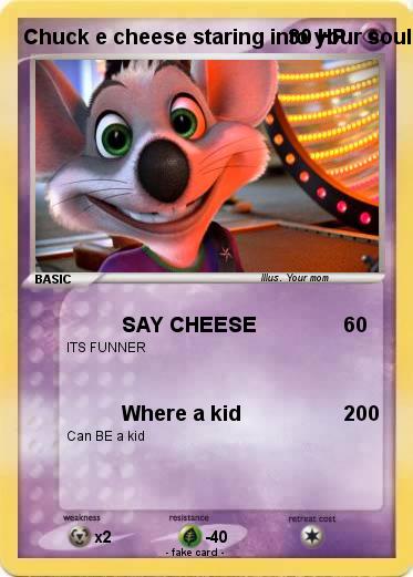 Pokemon Chuck e cheese staring into your soul