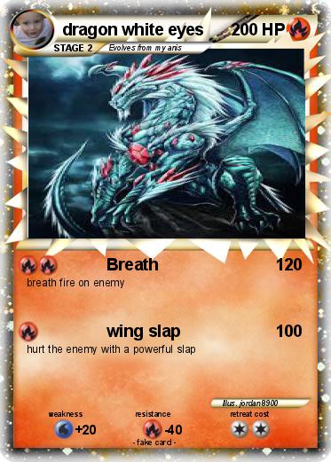 Pokemon dragon white eyes