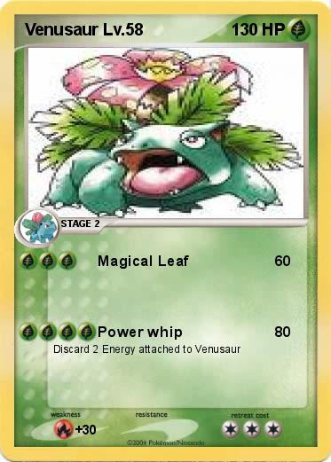 Pokemon Venusaur Lv.58